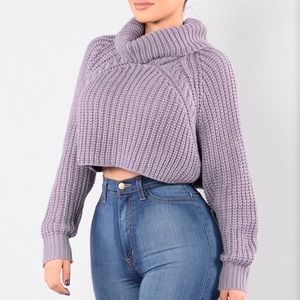 (SOLD) Halina Sweater - Lavender